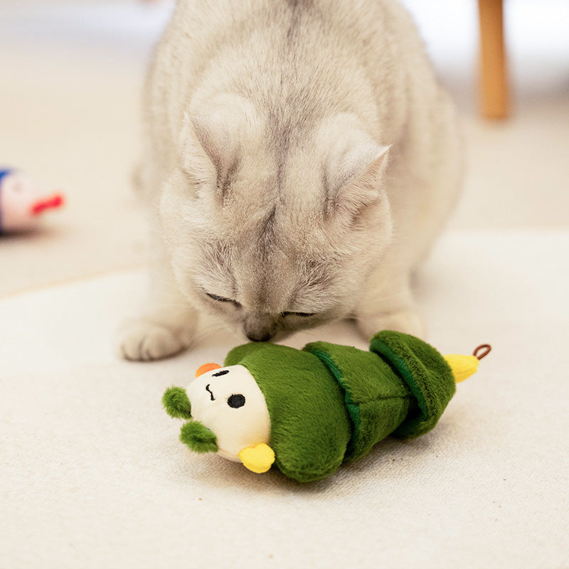 Xmas Yeah Green Pet Plush Toy with Squeaker – SUPWOW